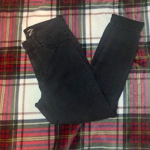 Black Seven7 high rise skinny jeans